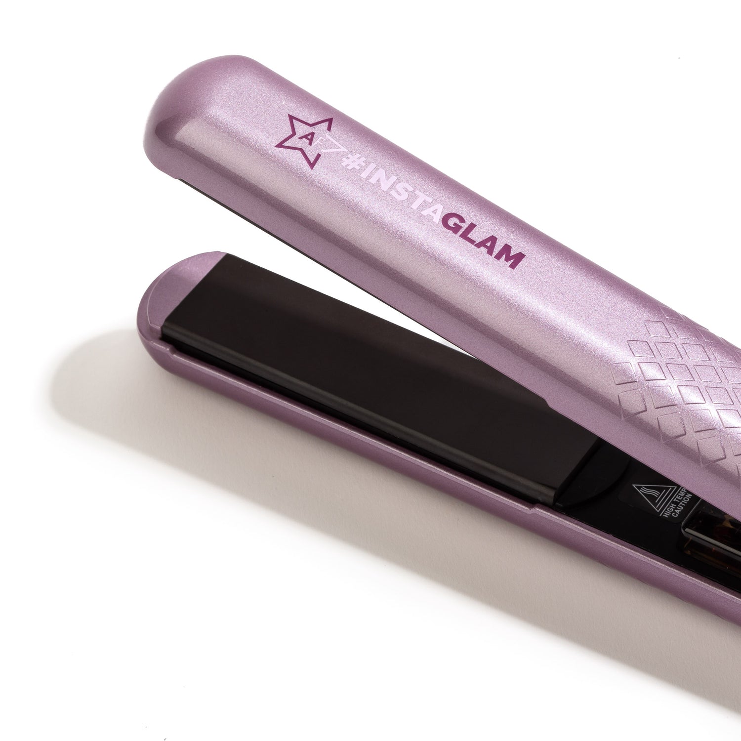 Sky Blue Thrace Instaglam Studio Series 1.25-inch haircare styling iron on a white background.
