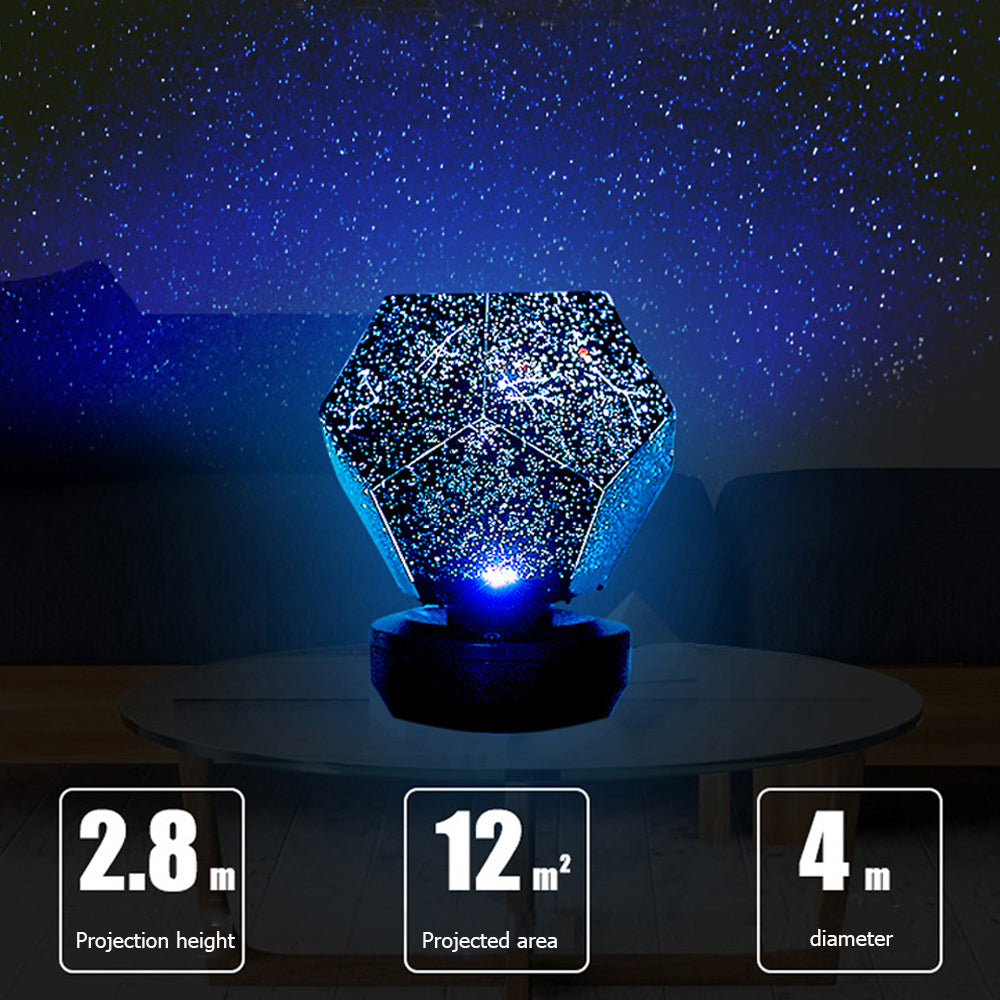 Teal Simba Bluetooth speaker with star light projector and LED galaxy lamp, perfect for Christmas decor and ambient lighting.