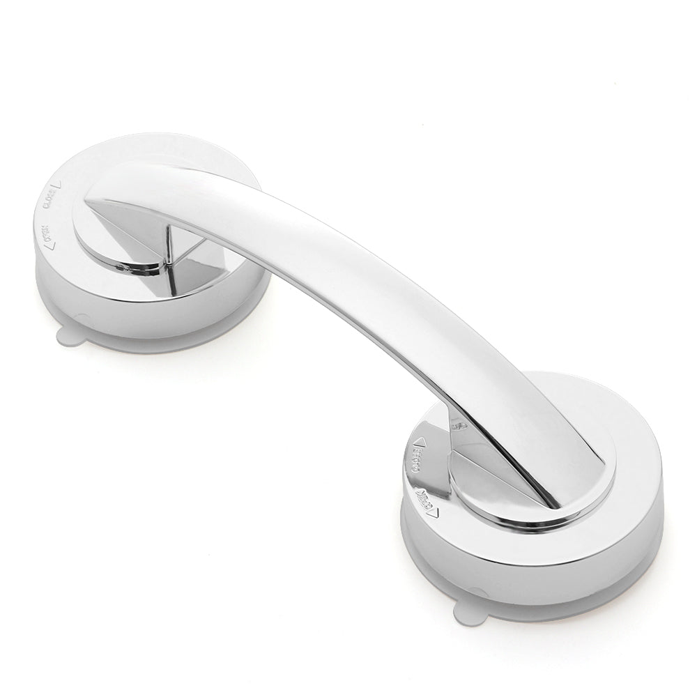 Teal Simba suction cup grab bar handle for home safety, with strong suckers and sturdy design for secure support.
