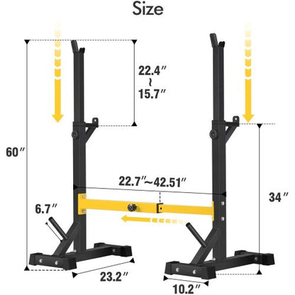Teal Simba squat rack stand with barbell and dumbbell racks, suitable for home gym strength training and weightlifting exercises.