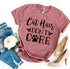 Agate Cat Hair Don’t Care T-shirt featuring playful cat-themed text on a casual T-shirt, perfect for cat lovers.