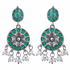 Gray Chloe cute earrings for girls, daily wear jewelry featuring small, stylish earrings with a charming design.