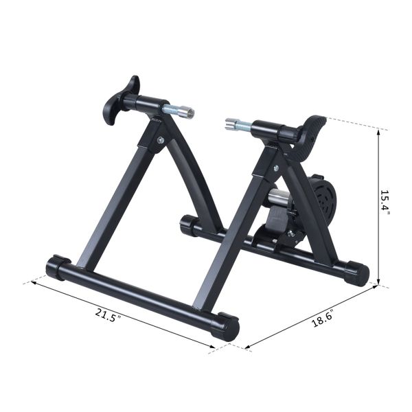 Indoor magnetic bike trainer by Taupe Shadow, folding exercise bicycle cycling equipment with magnetic resistance for indoor workouts.