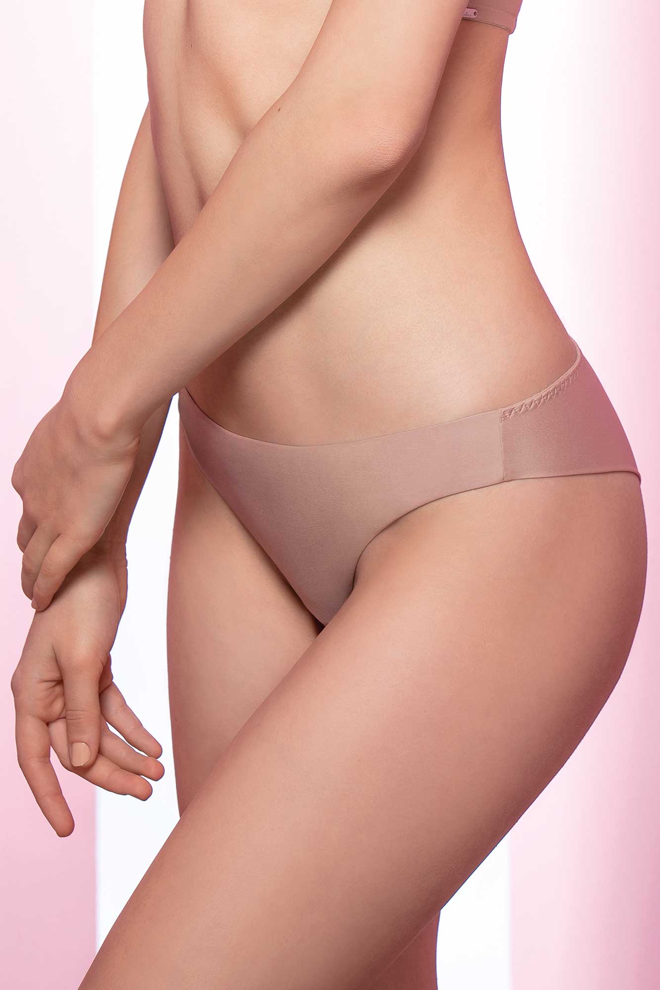 Turquoise Atalanta Elegance Line Brazilian panty in soft lace with floral details, comfortable and stylish lingerie underwear.