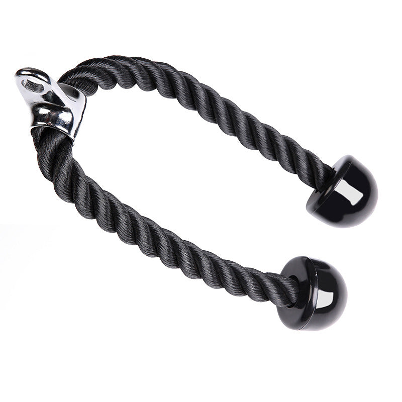 Double head fitness pull rope from Teal Simba, biceps cord cable for strength training and workout exercises.