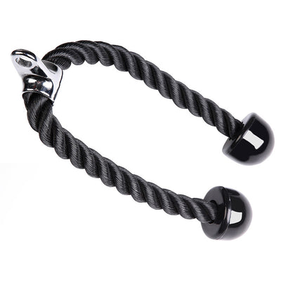 Double head fitness pull rope from Teal Simba, biceps cord cable for strength training and workout exercises.