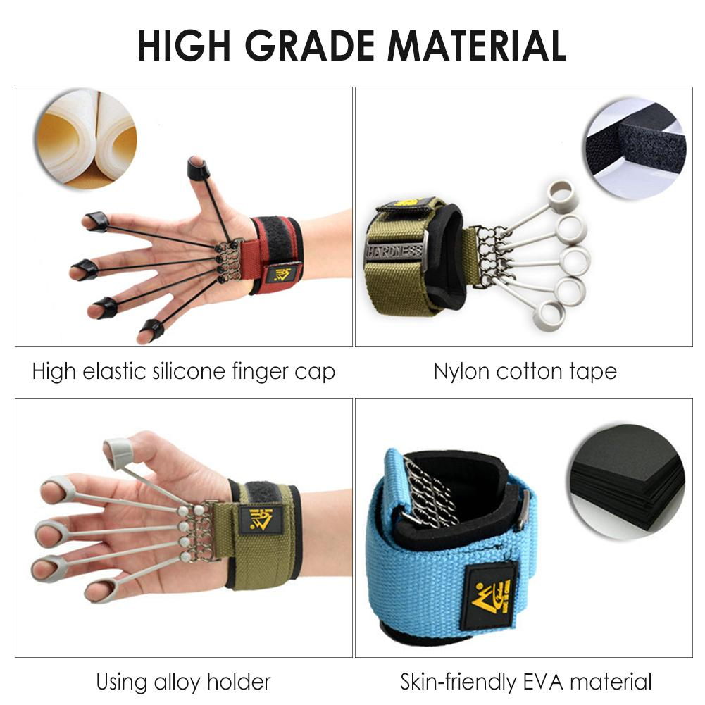Lilac Milo finger gripper strength trainer with hand yoga resistance band, used for improving grip and hand strength exercises.