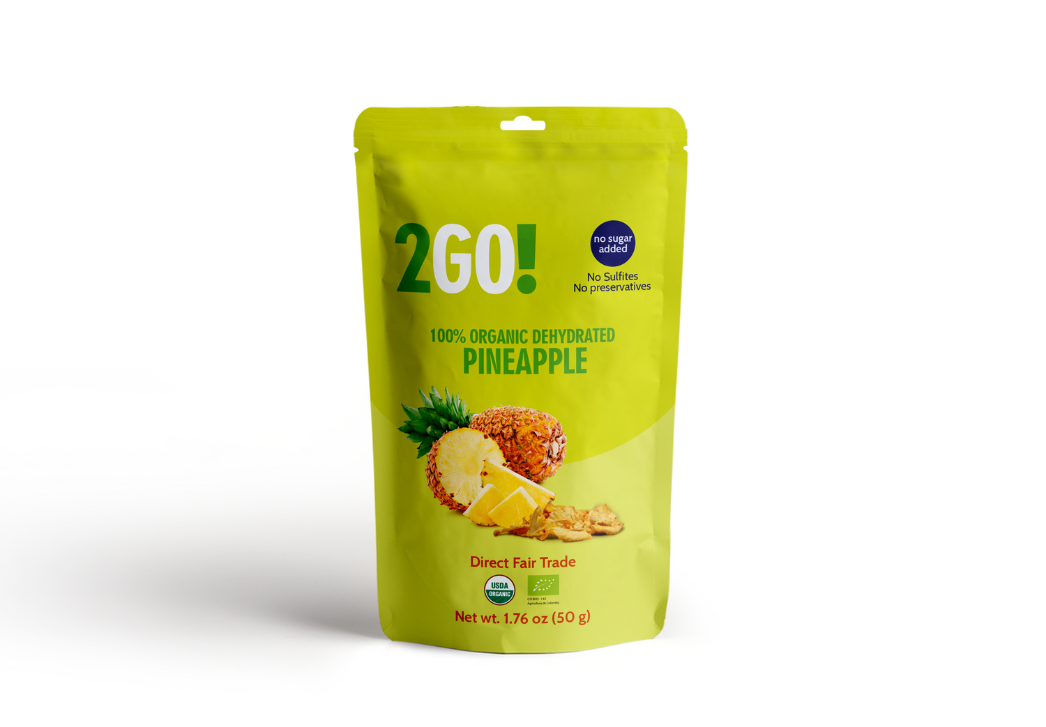 Maroon Hades 2GO! ® Organic Dried Fruit Variety Pack with assorted dried fruits in clear packaging, ideal for healthy snacking.