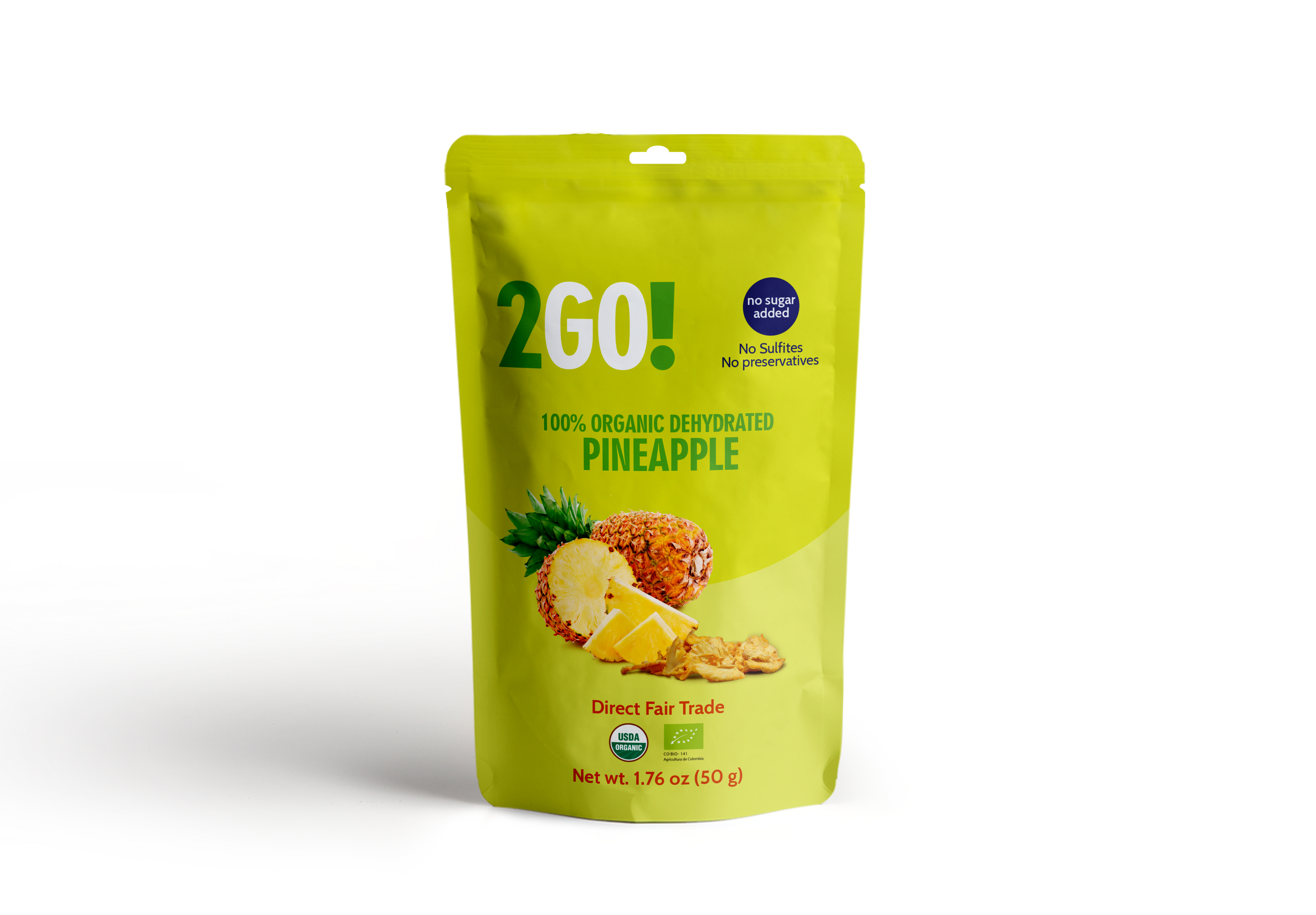 Maroon Hades 2GO! ® Organic Dried Fruit Variety Pack with assorted dried fruits in clear packaging, ideal for healthy snacking.
