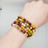 Mookite stone bracelet by Olive Coeus featuring vibrant, natural beads with a boho and metaphysical Reiki-inspired design.