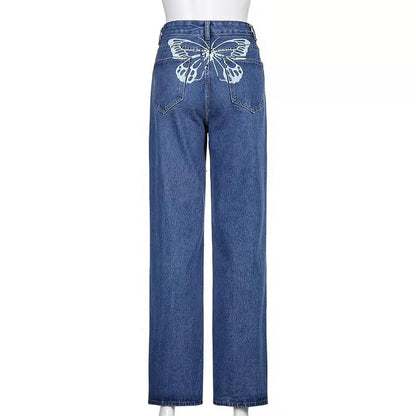 Carmine Juneberry Street Print Denim jeans featuring bold street art design in a stylish Haute Edition 25 style.