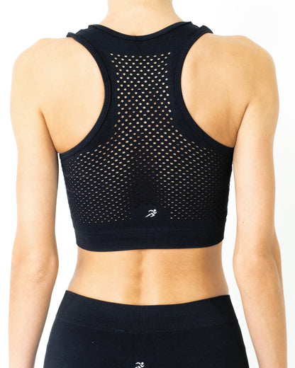 Black Milano leggings and bra set by Lazurite, made in Italy, featuring a comfortable fit and stylish design for women&