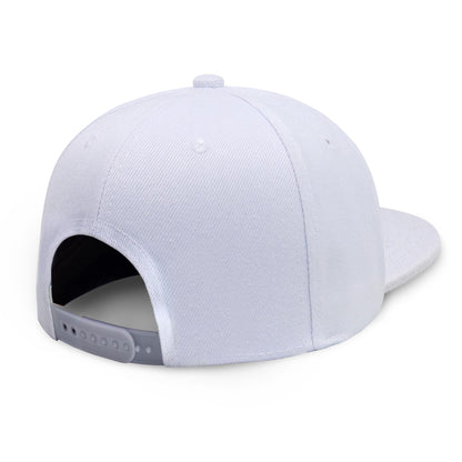 Crimson Hector Classic Flat Bill Snapback hat with adjustable polyester fit and breathable design, shown from front view.