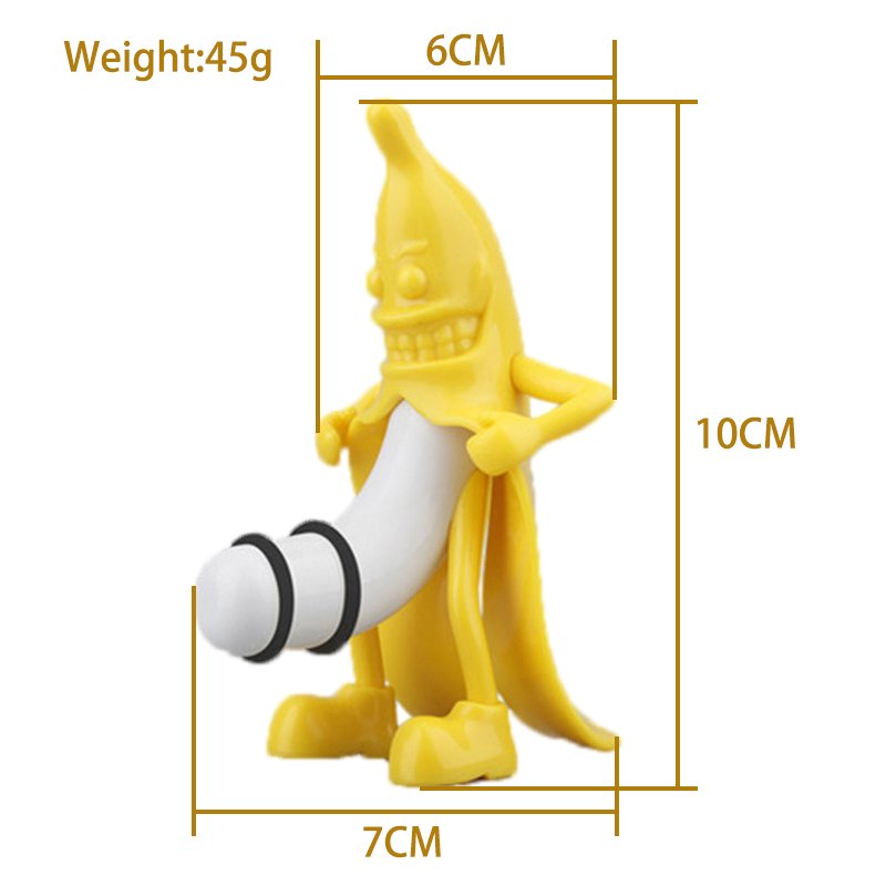 Fuchsia Molly Mr Banana bottle stopper made of colorful silicone, fitting securely on drink bottles to keep liquids fresh.