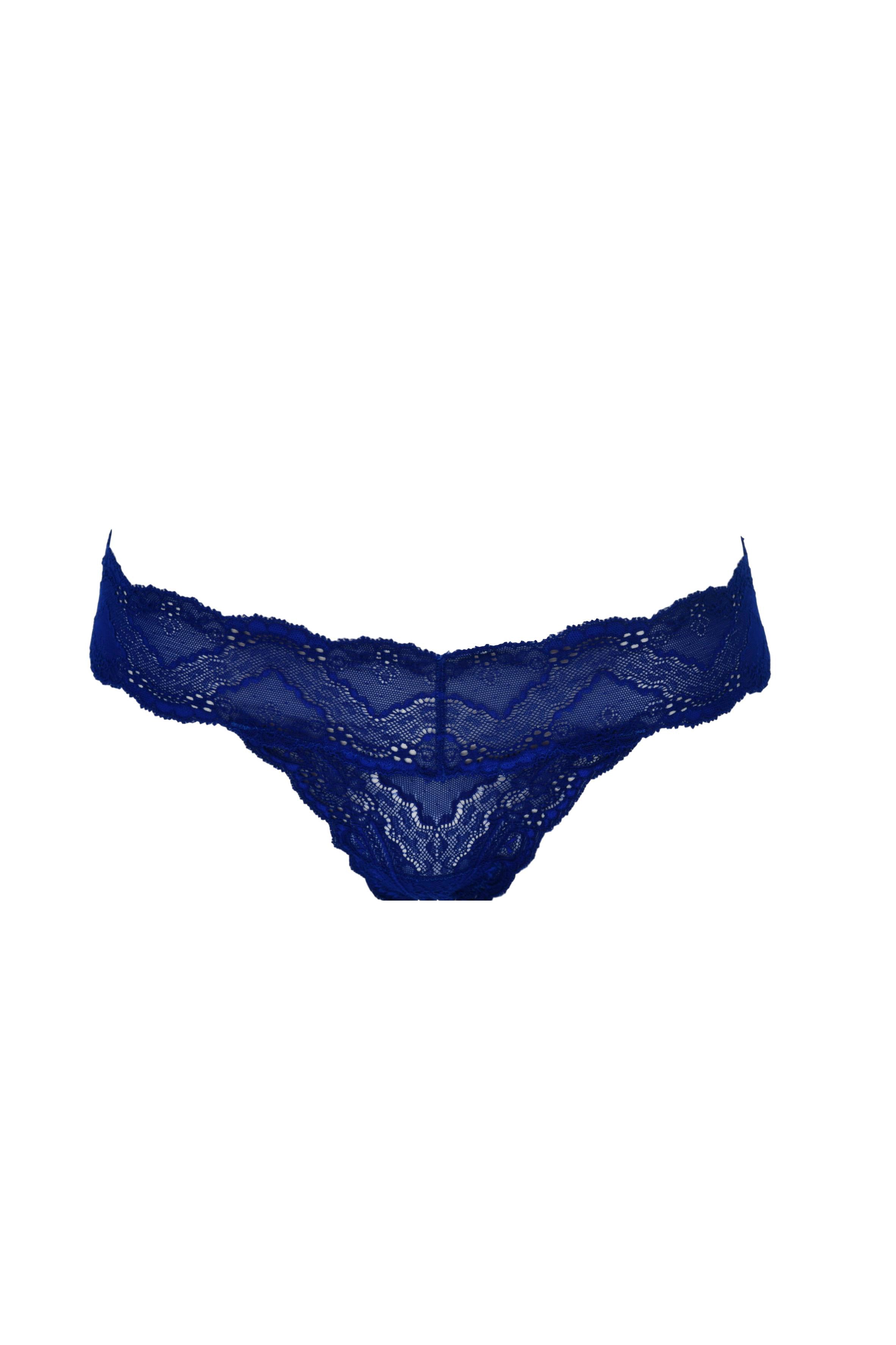 Turquoise Atalanta I Colours Line Brasilian panty, feminine lingerie underwear in vibrant turquoise with delicate lace details.