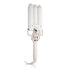 Sky Blue Thrace Wave Away triple barrel curler with tourmaline ceramic barrels for creating smooth, wavy hair styles.