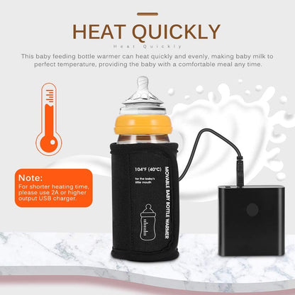 Teal Simba baby bottle warmer car USB insulation bag with portable design for kids and babies&