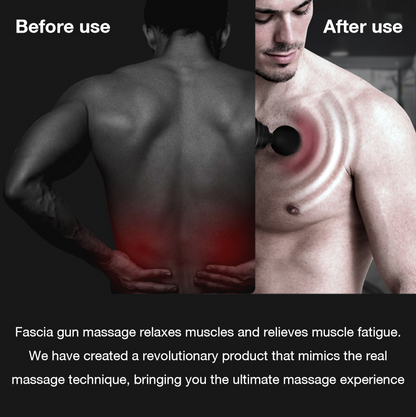 Teal Simba portable deep tissue massager with electric brushless motor and ergonomic design for muscle relief and therapy.