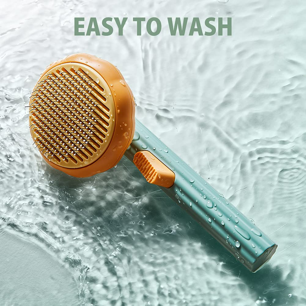Lilac Milo pet grooming comb and cat hair brush for cats and dogs, designed for effective hair detangling and grooming.