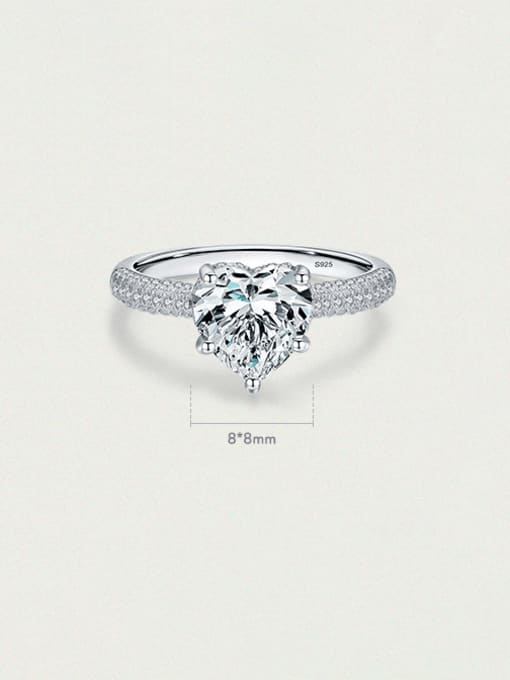 Sterling silver and gold plated heart-shaped crushed ice ring by Ultramarine Birch, featuring a detailed heart design.