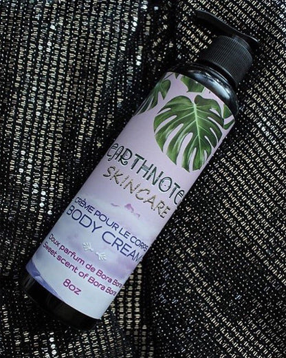 Silver Birch body cream in a sleek jar, showing smooth, creamy texture ideal for moisturizing and nourishing skin.