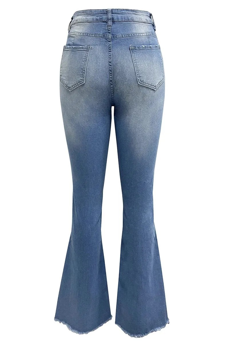 Carmine Juneberry UrbanFade™ slim-fit washed denim jeans displayed, featuring a classic five-pocket design and faded blue wash.