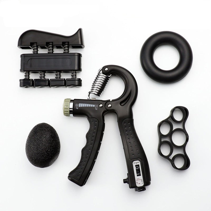 Lilac Milo Gym Fitness Adjustable Hand Grip Set with rubber handles for strength training and grip exercises.