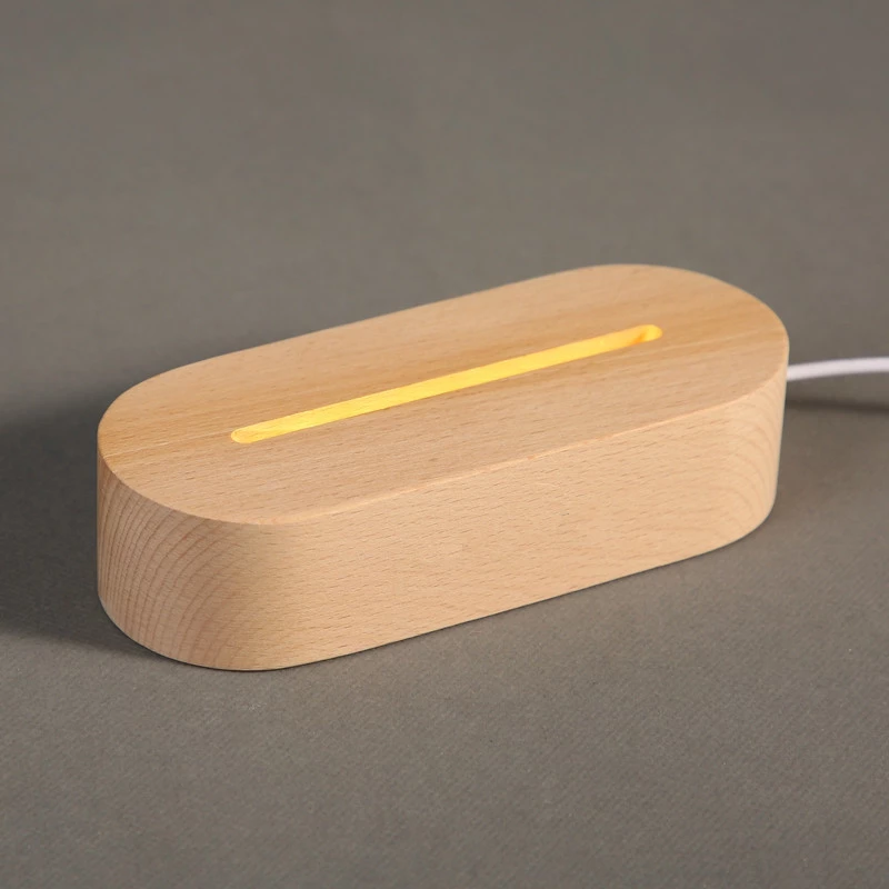 Teal Simba wood table lamp night light with message board, girl bedroom decor, natural wood finish and cozy lighting.