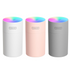 Lilac Milo mini portable USB air humidifier with ultrasonic purification, compact design for home and garden use