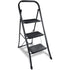 Teal Simba 2-4 Step Steel Ladder Folding Step Stool with anti-slip pedals for home and garden use.