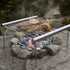 Fuchsia Molly Grilliput portable camping grill with compact design, ideal for outdoor cooking during camping adventures.