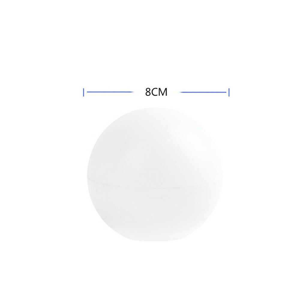RGB color-changing LED floating pool lights by Lilac Milo, spherical lights illuminating water with vibrant colors.