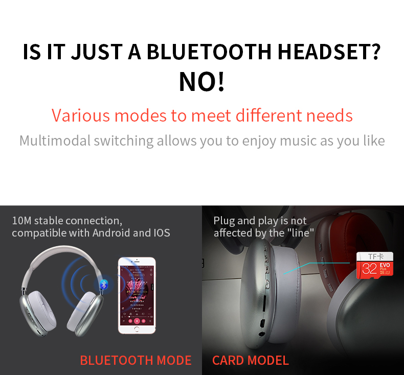 Teal Simba wireless Bluetooth headset with HIFI stereo sound, over-ear design, and adjustable headband for comfortable listening.