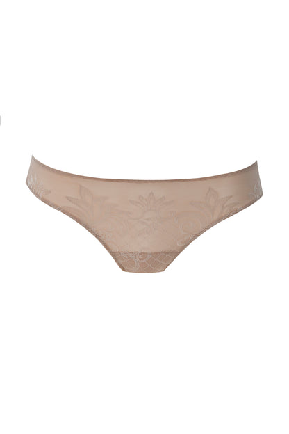 Turquoise Atalanta Free Collection Line Brazilian panty in delicate lingerie and underwear style, featuring soft, lightweight fabric.
