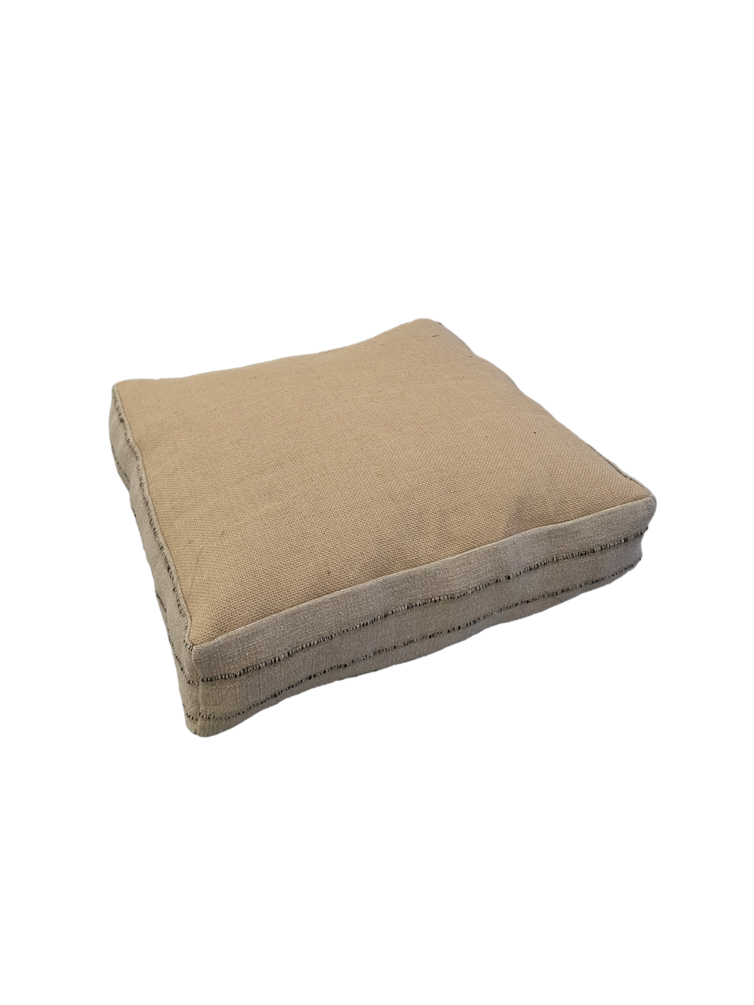 Purple Cassiopeia Nomad floor cushion and pouf, soft fabric furniture piece with a vibrant purple color and plush texture.
