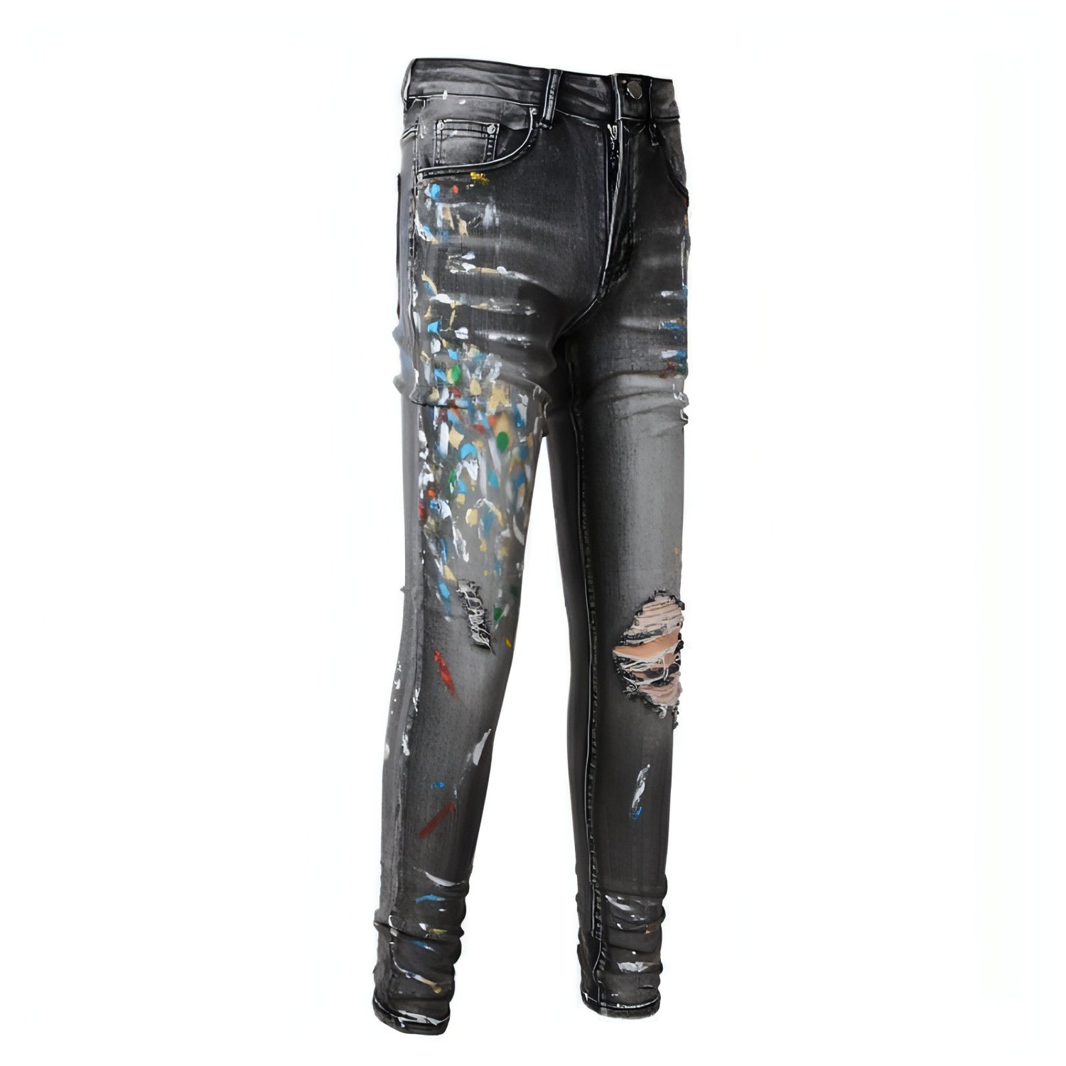 Carmine Juneberry DenimDare™ gray washed elastic slim fit men&