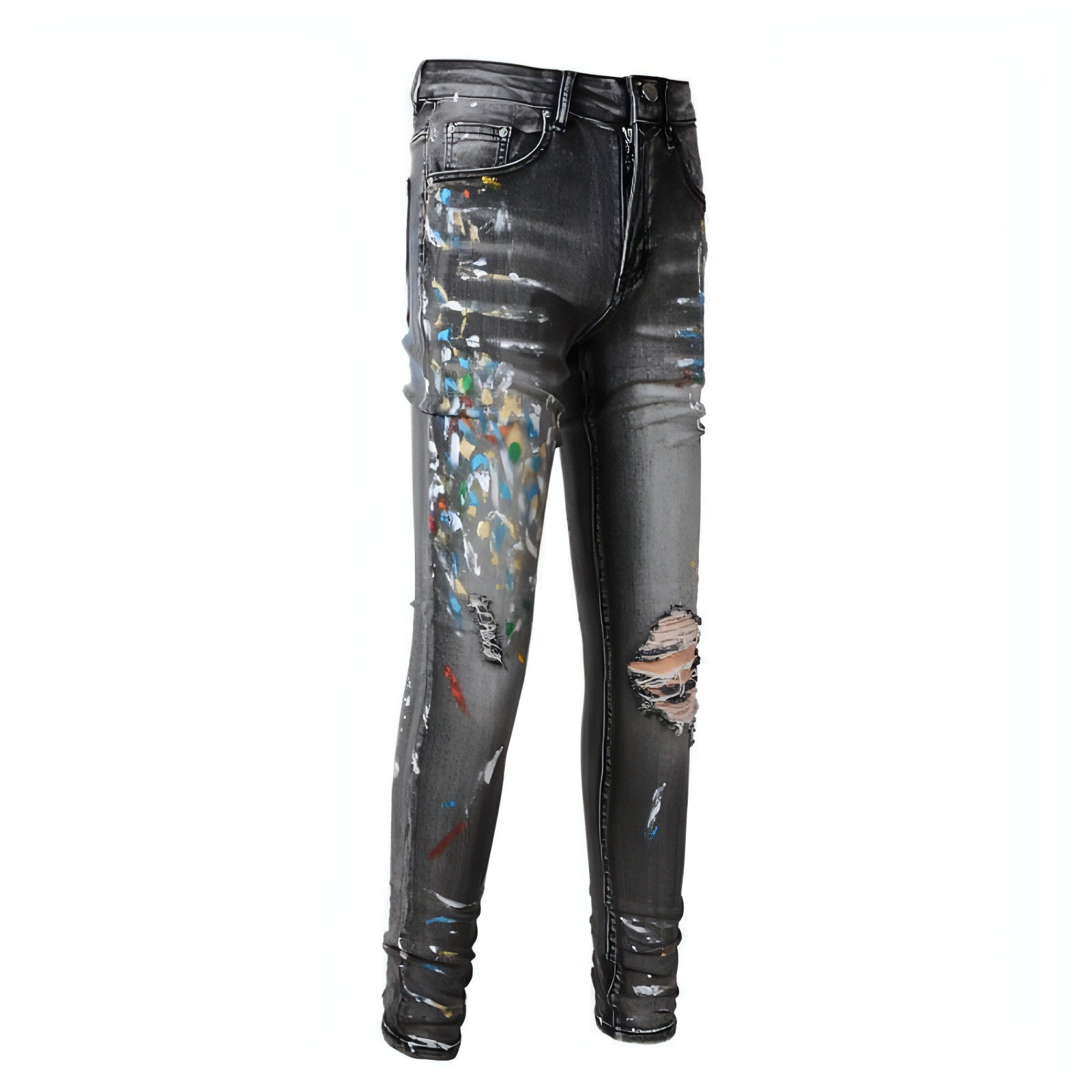 Carmine Juneberry DenimDare™ gray washed elastic slim fit men&