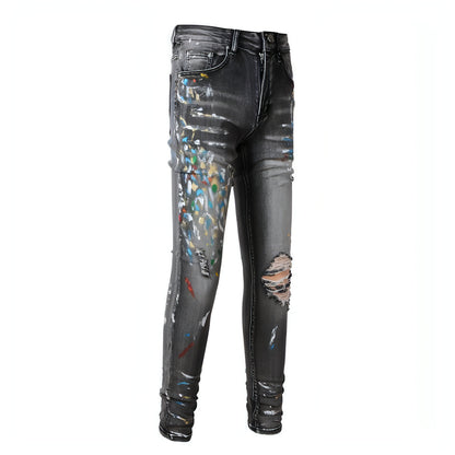 Carmine Juneberry DenimDare™ gray washed elastic slim fit men&