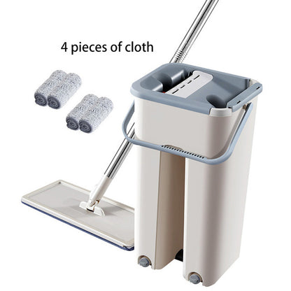Teal Simba Flat Squeeze Magic Automatic Mop and Bucket for efficient home cleaning, featuring a sleek design and easy wringing mechanism.