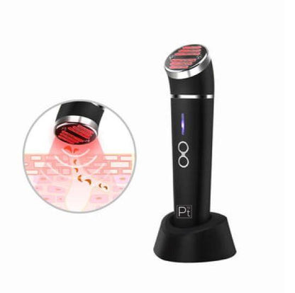 Amaranth Daisy LED Anti-Aging Facial Rejuvenation skincare device with sleek design and adjustable light settings.