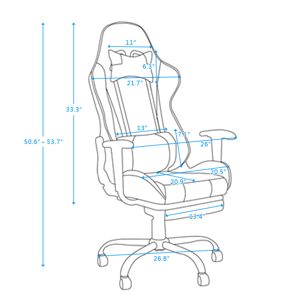 Lilac Milo ergonomic gaming and office chair with lumbar support, black and purple design, adjustable armrests, and padded seat.