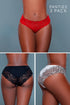 Magenta Caeneus Arlo Bikini Panty 3 Pack underwear in assorted colors, soft fabric, and comfortable fit.
