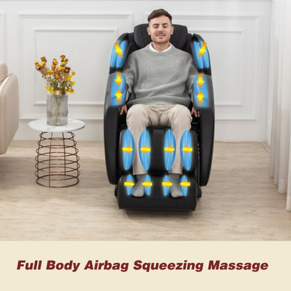 Teal Simba massage chair recliner with zero gravity design, airbags, and Bluetooth speaker for home relaxation.
