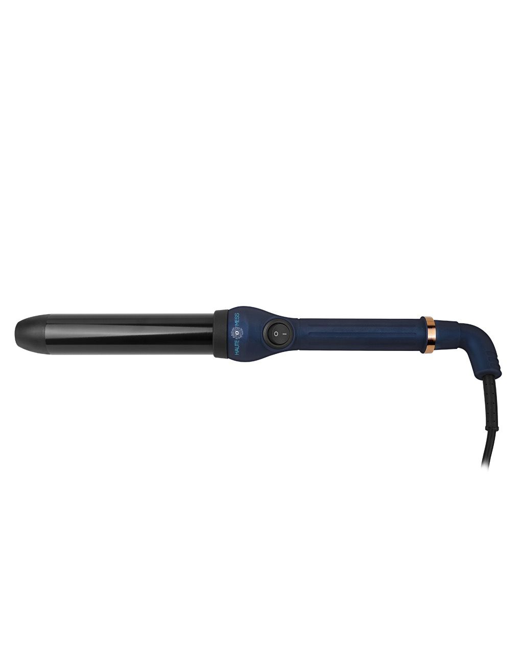 Sky Blue Thrace Hauteness Max Volume 32mm clipless hair curler with a sleek design for voluminous, styled curls.