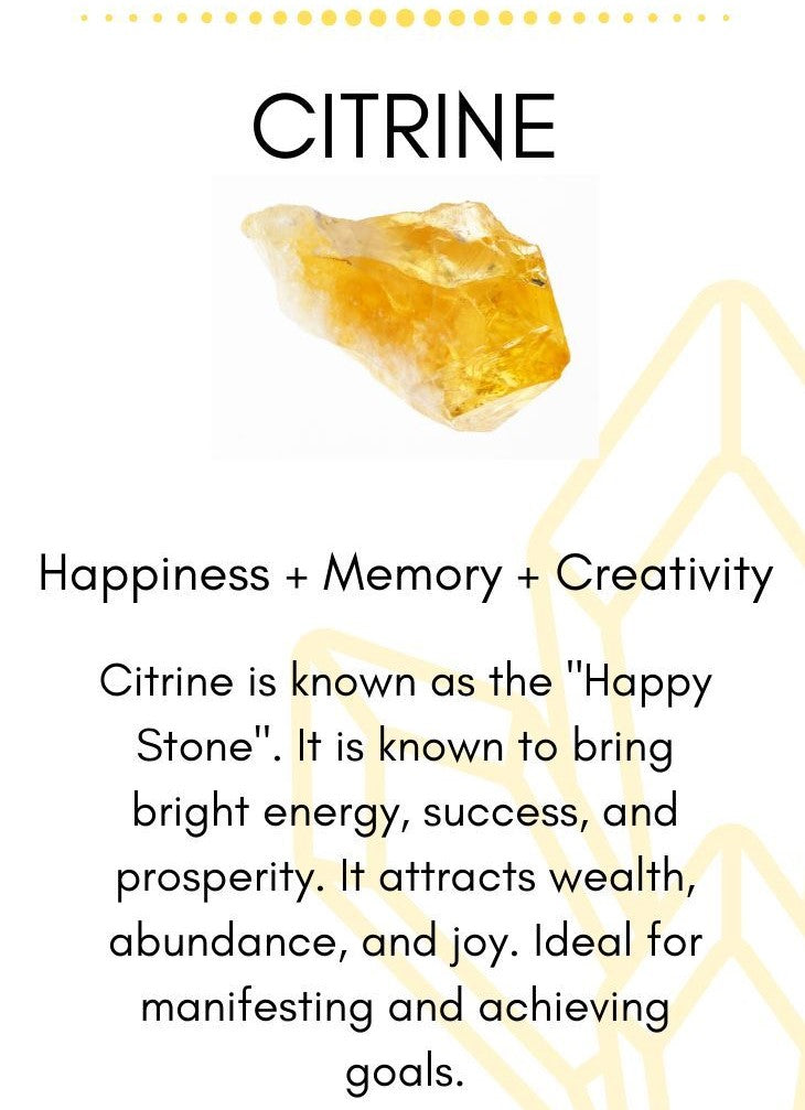 Citrine rutilated and crystal quartz stretch bracelet by Violet Chaos featuring genuine crystal stones and elegant design.