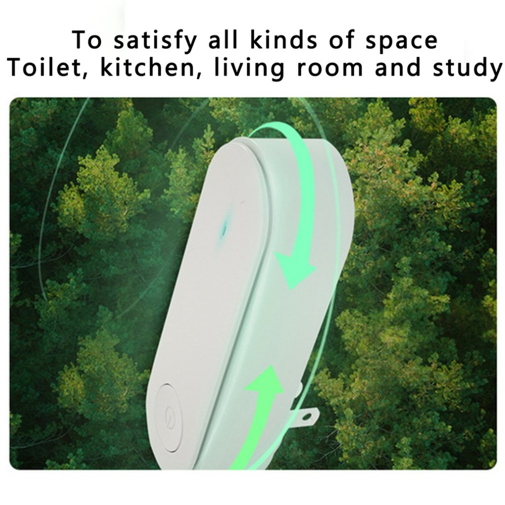 Teal Simba plug-in air purifier mini air cleaner and freshener for home and garden, compact and easy to use.