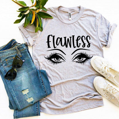 Agate Flawless T-shirt in soft fabric, shown in a casual fit with short sleeves and a round neckline.