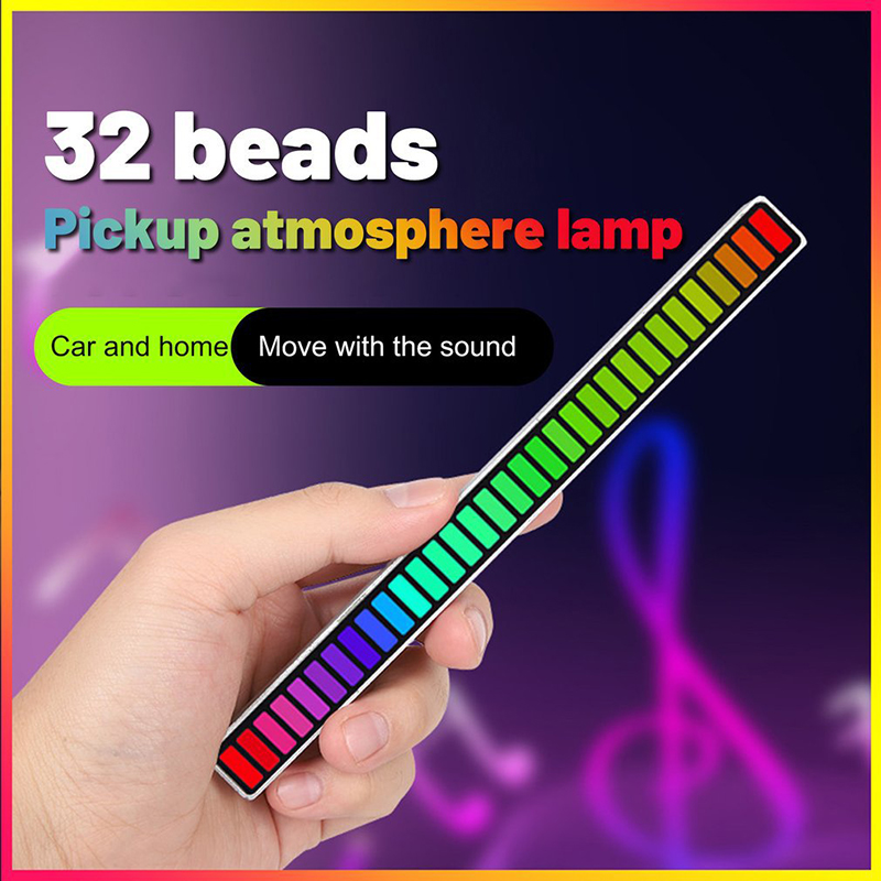 Lilac Milo RGB LED music sound control LED light showing colorful light patterns for music synchronization.