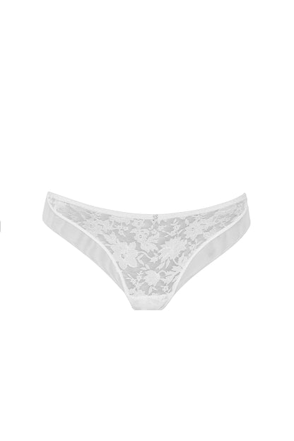 Turquoise Atalanta Haute Couture Line Brazilian lingerie, featuring delicate lace and sleek design, displayed on a neutral background.