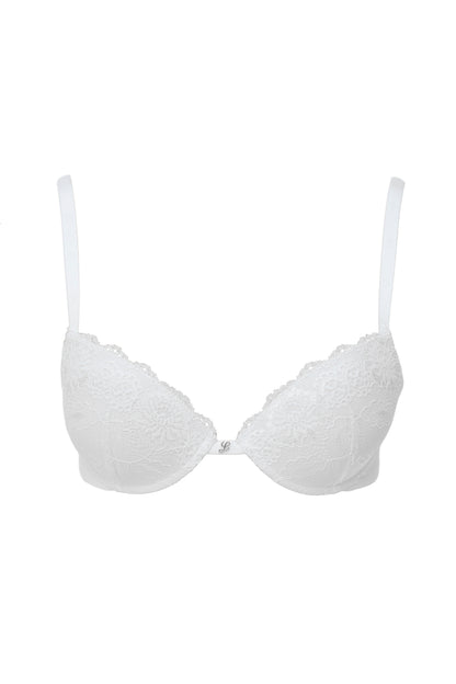 Turquoise Atalanta Feel Good Line bra with gel cups for B and C sizes, featuring comfortable lingerie and supportive undergarment design.